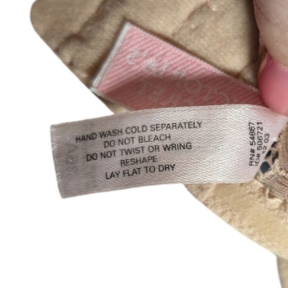 Victoria's Secret Strapless Lace Nude Bra 💕 Size 36A - Picture 5 of 10